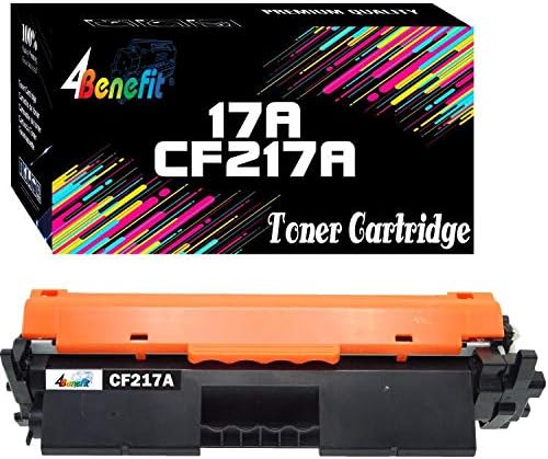 (1-Pack, Siyah) 4 Fayda Uyumlu CF217A Toner Kartuşu Değiştirme için 17A 217A Laserjet Pro M102w M102a M130 M102 M130fw M130nw