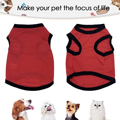 Köpek T-Shirt Pet Yaz Yelekler Giysi, Köpek Sevimli Kostümleri Gömlek Yumuşak ve Nefes Giyim Doggy Moda Baskı Giyim Kıyafetler
