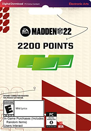 Madden NFL 22: 5850 Madden Puanı-Xbox [Dijital Kod]