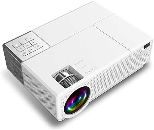 DUANDETAO CL770 4000 Lümen 1920x1080 P Full HD Akıllı Projektör, destek HDMI x 2 / USB x 2 / VGA / AV (Siyah) Full HD Taşınabilir