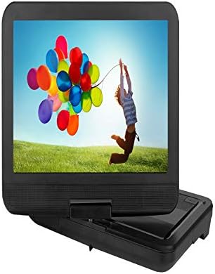 ZXD 11 Bölge Ücretsiz Taşınabilir DVD Oynatıcı ile 6 Saat şarj edilebilir pil, Büyük 10.4 Ekran DVD Oynatıcı Sync TV Desteği