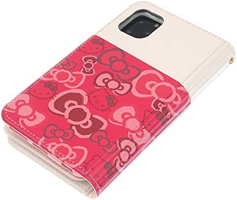 ıPhone 13 Kılıf ile uyumlu (6.1 inç) Hello Kitty Günlüğü Flip [Çift Taraflı Cüzdan ] Ayna Sikke Cep Kapak-Cüzdan Vücut Şerit