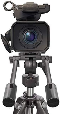 Profesyonel Çift Kolu Alüminyum 67 Tripod (Kabarcık Seviyesi) Canon EOS 77D için
