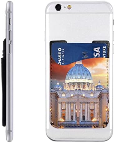 Vatikan Şehir telefon kartı tutucu Cep Telefonu Sopa Kart Cüzdan Kol Cep Telefonu Geri Sopa Cüzdan