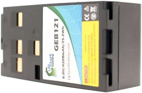 2 Paket - Leica TCR407 Pil için Yedek - Leica GEB121 Anket Enstrüman Pil ile Uyumlu (4200 mAh 6 V NİMH)
