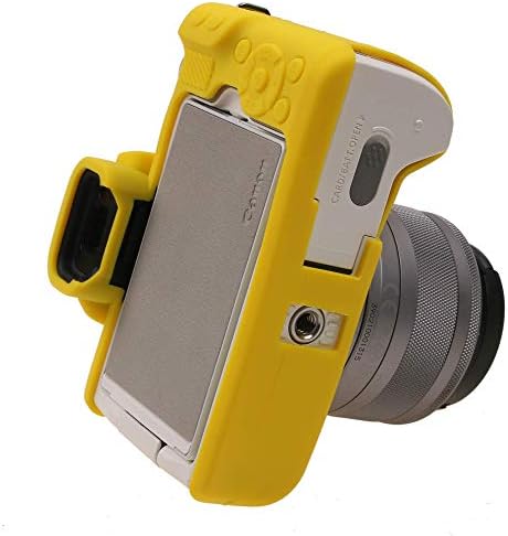 M50 Silikon Kapak, Canon EOS M50 Dijital Kamera için TUYUNG Kauçuk Silikon Kamera Kılıfı Cilt, Sarı