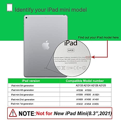 ıpad Mini 1/2/3/4/5 Çocuklar için Kılıf,SUPLİK Dayanıklı Darbeye Dayanıklı Koruyucu Saplı Tampon Standı Apple 7.9 inç iPad