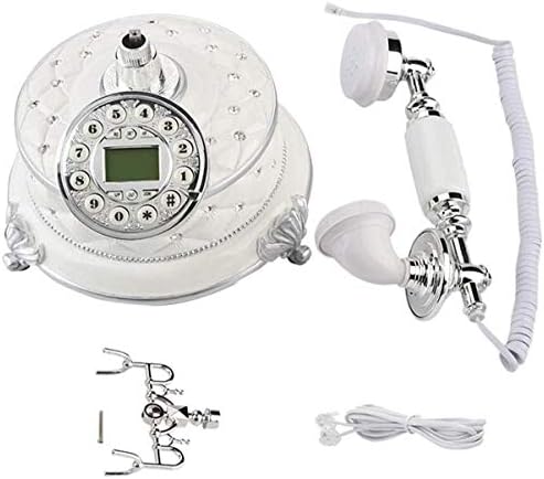 ALİSALQ Antika Telefon, FSK / DTMF Çift Sistemi Retro Vintage Telefonlar Sabit Masaüstü Sabit Telefon için Ev, Yıldız Otel,