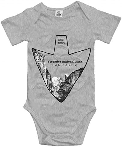 Yosemite National10 Erkek Bebek Kız Onesie Yenidoğan Organik Bodysuit Romper