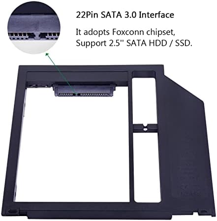 SUTK 2nd HDD Caddy 9mm 9.5 mm SATA 3.0 için 2.5 sabit disk Sürücüsü SSD macbook çantası Pro Hava 13 15 17 SuperDrive Optik