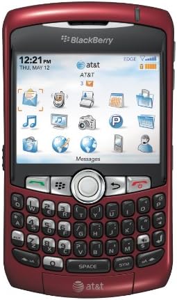 Blackberry Curve 8310 GPS, 2MP Kamera ve Bluetooth'lu Kilidi Açılmış Telefon-Garanti Yok-Kırmızı