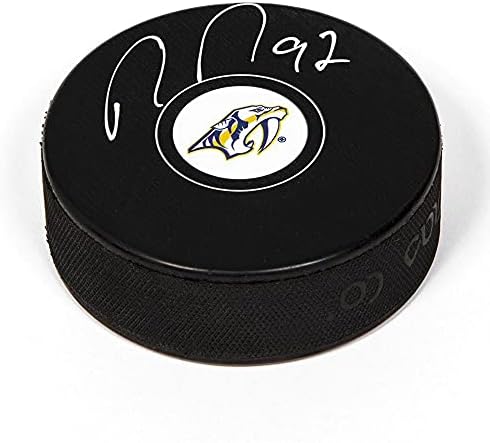 Ryan Johansen Nashville Predators İmzalı Hokey Diski - İmzalı NHL Diskleri