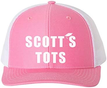 Ofis Şapkası / Scott's Tots / Komik Kapaklar / Ayarlanabilir Snapback / Beyaz Metin