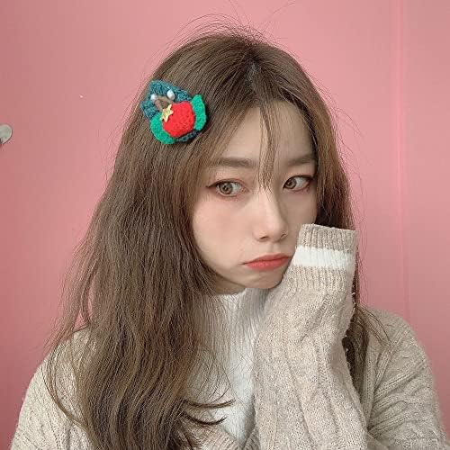 JINHUA Parti Vintage Kardan Adam Saç Tokası Kızlar ıçin Çiçek Kadın Saç Yan Klipler Inci At Kuyruğu Tutucu Kore Noel Saç Halat