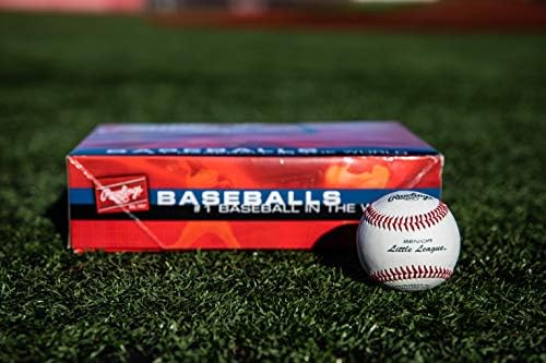 Rawlings Yükseltilmiş Dikiş Beyzbol Topları, Kıdemli Küçükler Ligi Rekabet Sınıfı Beyzbol Topları, 12 Kutu, RSLL1