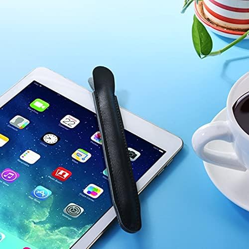 Kalem Kapağı, Taşınabilir Suni Deri Koruma Depolama Kol Kılıfı Kılıf Kapak için iPad Kalem-Kahverengi