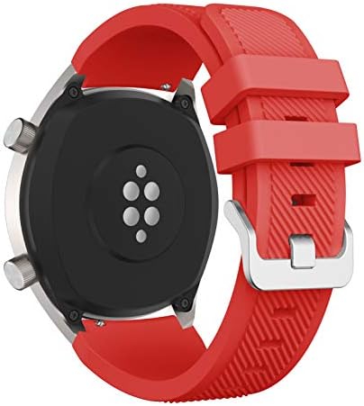 Huawei GT Watch Band için Fit / Samsung Galaxy İzle 46mm / Dişli S3 Bantları, 22mm Spor Silikon Bantları Sapanlar Bilezik Watch