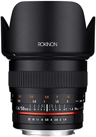 Sony E Dağı için Rokinon 50mm F1.4 Lens