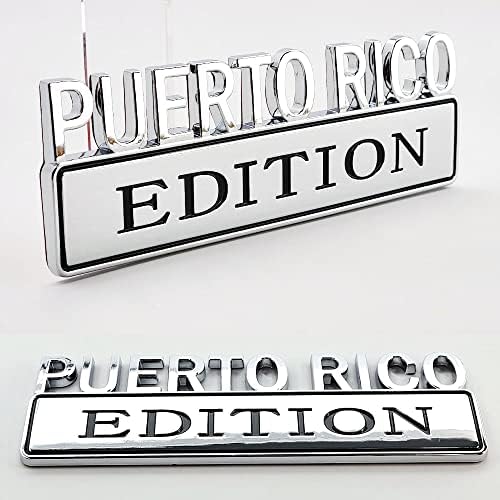 1 adet krom 7-inç Porto RİKO Edition amblem çıkartma rozet rozet milliyet UPR gurur duyanlar için