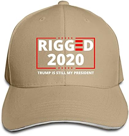 Hileli 2020 Dolandırıcılık Trump Hala Benim Başkanım Unisex Beyzbol Golf kamyon şoförü şapkası Ayarlanabilir Baba Şapka Sandviç