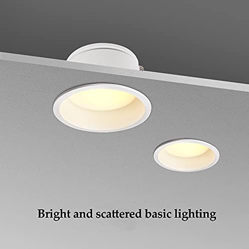 Modern Gömme Aydınlatma 9 W / 12 W Anti-parlama LED gömme tavan ışıkları, kapalı yüksek parlaklık Spot Su geçirmez Banyo Downlight,