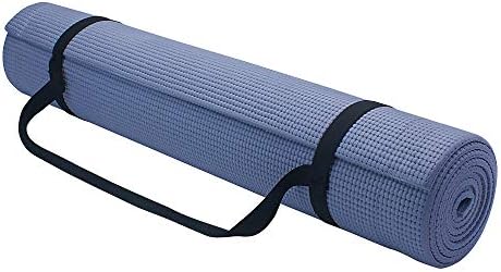 Yüksek Cilalı Anti-Gözyaşı ½ İnç Ekstra Kalın Yoga Mat taşıma Askısı ile, Kaymaz Yoga Paspaslar Erkekler & Kadınlar için (koyu