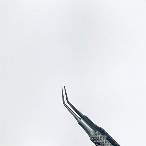 GreatLH Dişsiz Paslanmaz Çelik Yuvarlak Kolu Açı Kafa Cımbız 14 cm, 0.3 mm Geniş Sivri ucu, Onarmak için Kullanılan Parmak