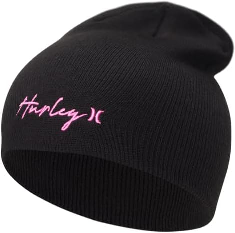 Hurley Kadın Kış Şapka-Senaryo Zımba Sığ Örgü Bere