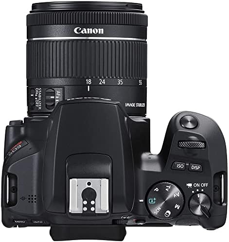 Canon EOS Rebel SL3 DSLR Fotoğraf Makinesi 18-55mm Lensli (Siyah) (3453C002) + 4K Monitör + Pro Mikrofon + Pro Kulaklık + 2
