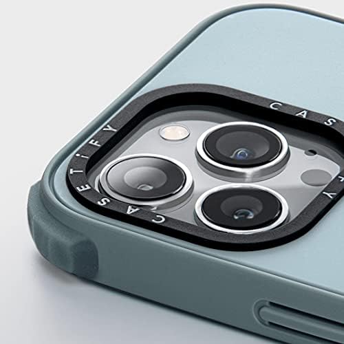 iPhone 13 Pro için CASETiFY Ultra Darbeli Kılıf-Gece Yarısı Yeşili Temizle