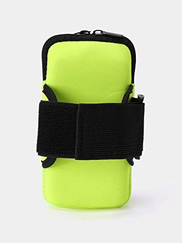 AOOF 6 inç Telefon Spor Kol Bandı Kılıf Su Geçirmez Koşu Spor Dokunmatik Ekran Telefon Çantası (Renk: Floresan Yeşil)