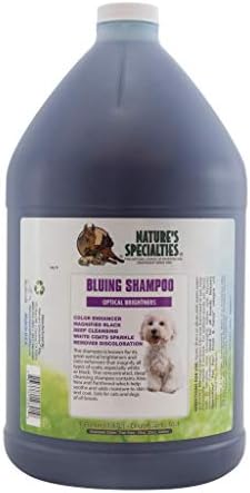 Nature's Specialties Köpekler Kediler için Bluing Optik Parlatıcı Şampuan, Toksik Olmayan Biyolojik Olarak Parçalanabilir