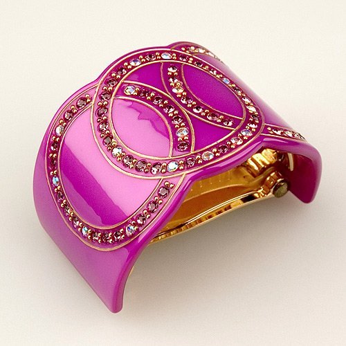 Bel Esprit Purple - Cubitas Bellini Koleksiyonu (Swarovski Kristalleri El Seti, Saç Tokası)