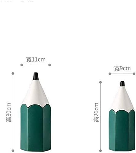 Yaratıcı Kalem Şekli Seramik kalem tutucu Kişilik Modern El Sanatları masa düzenleyici kalem ve kalemlik Ekran Seramik Masa