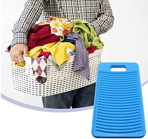 ZYAMY Antiskid Mini Çamaşır Tahtası Plastik çamaşır tahtası Ev Çocuklar için Gömlek Temiz Çamaşır Kireç Çamaşır Tahtası, Mavi