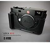 Lim LC - M10BK Metal Kavrama Hakiki Deri Kamera Yarım Vaka Leica M10 Siyah