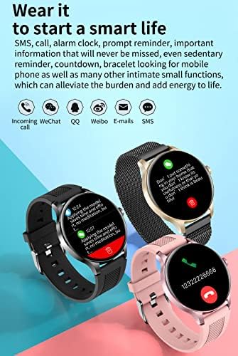 TZFSTV akıllı saat, Spor ızci için Kadın Erkek, 1.3 İnç Smartwatch ile Sedanter Hatırlatma, IP68 Su Geçirmez spor saat ile