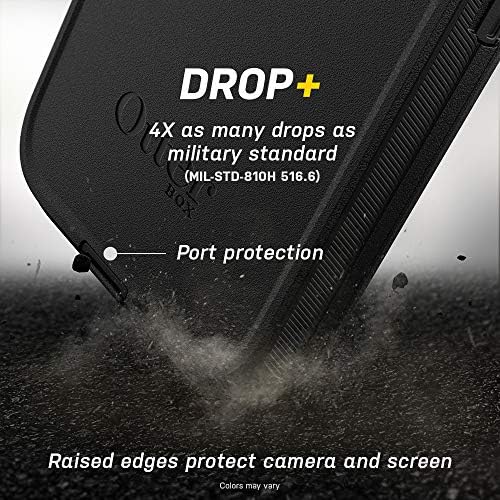 OTTERBOX DEFENDER SERİSİ EKRANSIZ BASKI iPhone için kılıf 12 Pro Max-SİYAH