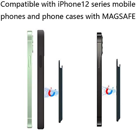 iPhone 12 Mini / Pro / Max ile Uyumlu KENBU Deri Cüzdan, MagSafe Mıknatıslı RFID Kart Tutucu, Max 2 Kart(California Haşhaş)