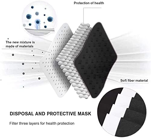 100 Paket Siyah 3 Kat Tek Kullanımlık Ayrı Ayrı Sarılmış Nefes dokunmamış Yüz Maskesi Bundle - 50 Paket Yıldız Siyah Takımyıldızı