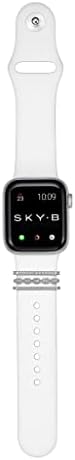 SkyB Paris apple saat bandı Takılar Dekoratif Aksesuarları Döngüler İle Uyumlu Apple ızle Serisi 7/6 / SE/5/4/3/2/1