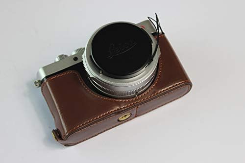 Leica D-Lux 7 Kılıf, BolinUS El Yapımı PU Deri Yarım Kamera Kılıfı Çanta Kapak Alt Açılış Sürümü ile Leica D-Lux 7 için El