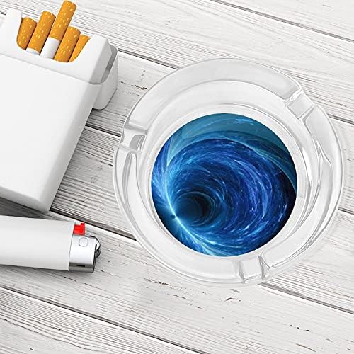 Açık Havada Kapalı Kullanım İçin küllük Mavi Parlak Diyafram Modern Ev Dekorasyonu Sigara İçenler İçin Masa Üstü Kül Tablası-Erkekler