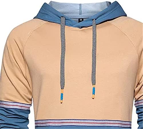 WALNUTA Erkek / Kadın Kıyafet Eşofman Polar Hoodies Sweatshirt Sıcak Patchwork Kapüşonlu svetşört Kazak (Renk: Haki, Boyutu: