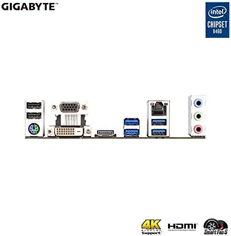Gigabyte B460M DS3H (LGA1200 / Intel / B460 / Mikro ATX / M. 2 / SATA 6 Gb/s / USB 3.2 Gen 1 / DDR4 / Anakart)