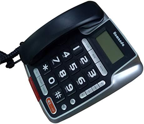 Homanda kablolu telefon ev telefonu ofis telefonu büyük düğme cep telefonları yaşlılar için