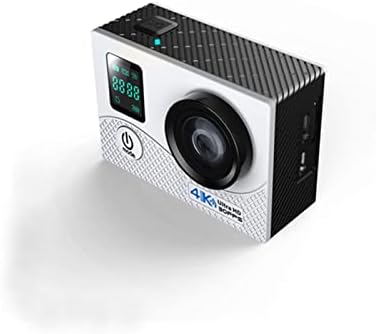 KOVOSCJ Spor Eylem Kamera 4 K Su Geçirmez Mini Spor Kamera Çift Ekran WiFi Açık HD Dalış Spor Kamera için Vlog Kayıt (Renk: