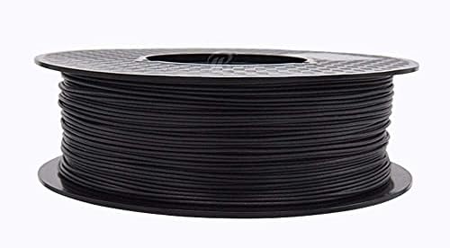 PLA 1.75 mm Karbon Fiber Filament, 3D Yazıcı Filament 1 kg, PLA + Karbon Fiber-Karbon Siyahı 2 kg (Renk: Karbon Siyahı 1 kg)