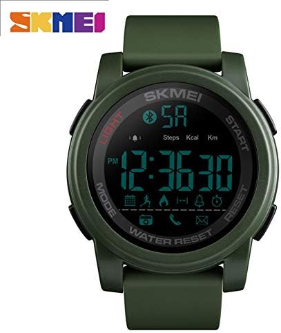 S & MO Trendy Erkekler Dijital İzle Bluetooth Uzaktan Kamera Kalori smartwatch 1442