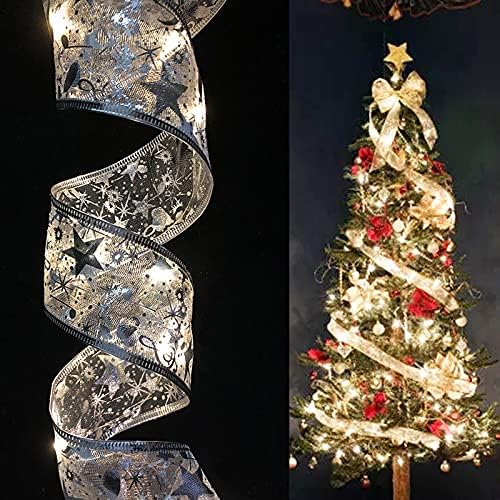 cdar Noel peri ışıkları, noel şerit şerit LED ışıkları ile, noel ışıkları dekorasyon, noel ağacı Shining Glow şerit ışıklar,